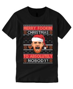 Conor McGregor Merry Fookin Christmas To Absolutely Nobody smooth graphic T Shirt