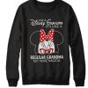 Disney Grandma Black graphic Sweatshirt