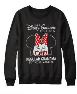 Disney Grandma Black graphic Sweatshirt