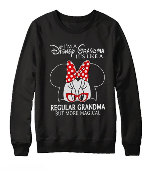 Disney Grandma Black graphic Sweatshirt