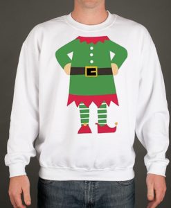 Elf Body Christmas smooth graphic Sweatshirt