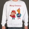 Fox and Giraffe smooth graphic Sweatshirt