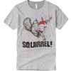 Funny Christmas Squirrel graphic T Shirt