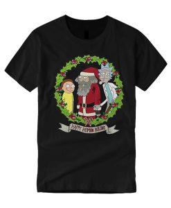 Happy Human Holiday Rick and Morty graphic T Shirt