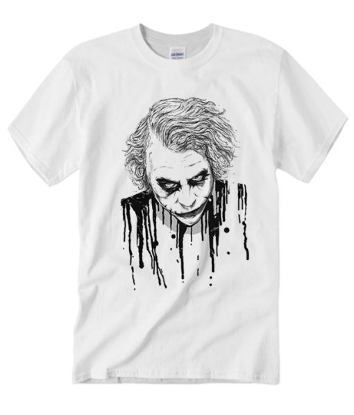 Heath Ledger Joker graphic T Shirt