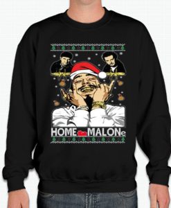 Home Malone Xmas graphic Sweatshirt