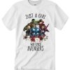 Just A Girl Who Loves Avengers smooth graphic T Shirt