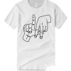 LA Hands smooth graphic T Shirt