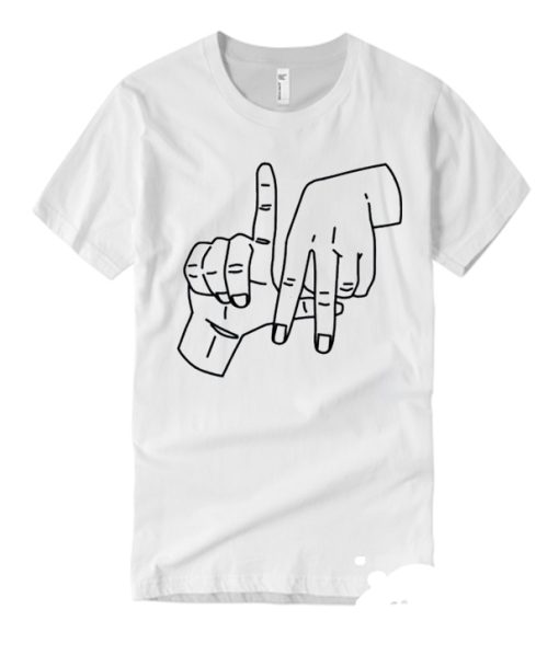 LA Hands smooth graphic T Shirt