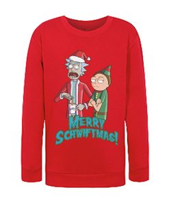 Merry Schwiftmas Funny smooth graphic Sweatshirt