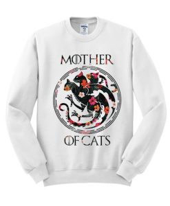 Mother Of Cats graphic Sweatshirt