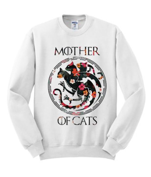 Mother Of Cats graphic Sweatshirt