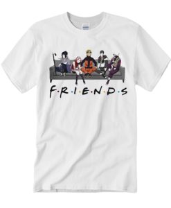 Naruto Anime Friends smooth graphic T Shirt