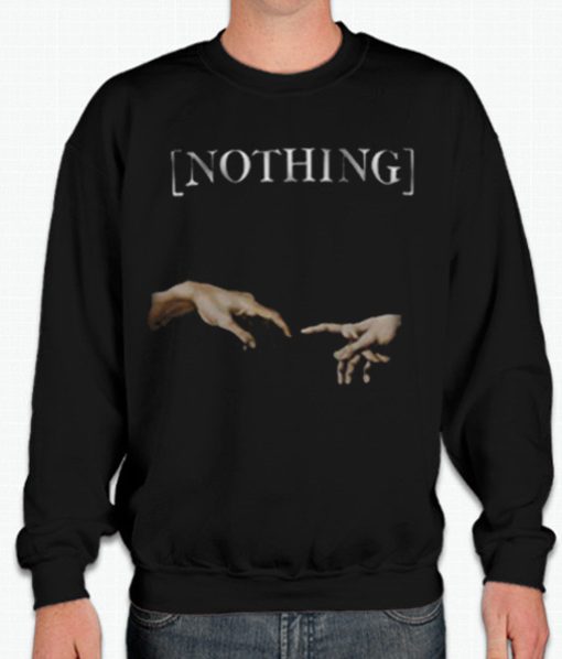Nothing Creation Of Adam Hands smooth graphic Sweatshirt