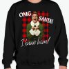 OMG SANTA smooth graphic Sweatshirt