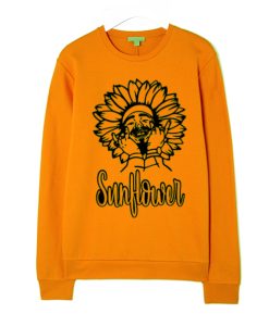 Post Malone Sunflower graphic Sweatshirt