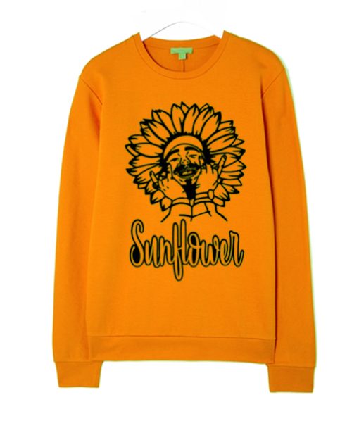 Post Malone Sunflower graphic Sweatshirt