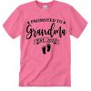 Promoted to Grandma smooth graphic T Shirt