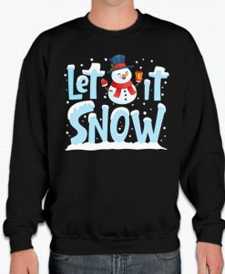 Snowman Christmas Holiday smooth graphic Sweatshirt