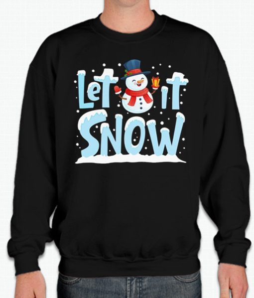 Snowman Christmas Holiday smooth graphic Sweatshirt