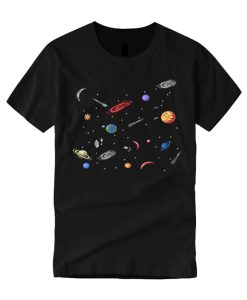 Space Planet Galaxy smooth graphic T Shirt