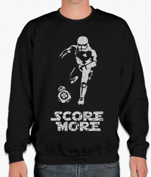 Star Wars Stormtrooper Soccer Player graphic Sweatshirt