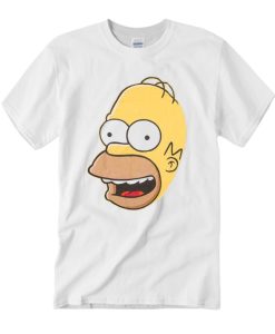 Vintage Homer Simpson 90s Cartoon smooth graphic T Shirt