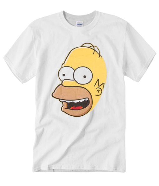 Vintage Homer Simpson 90s Cartoon smooth graphic T Shirt