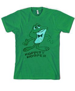 Vintage Hoppity Hooper Frog Funny 1980s smooth graphic T Shirt