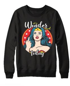 Wonderful Mood Wonder Woman graphic Sweatshirt