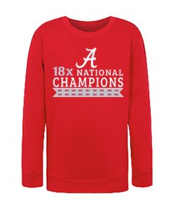 Alabama Crimson smooth Sweatshirt