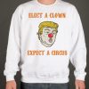 Anti Trump Funny Clown graphic Sweatshirt