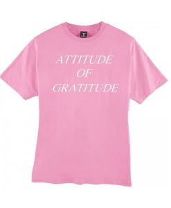Attitude of Gratitude smooth T Shirt