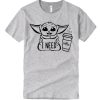 Baby Yoda - I Need Coffee smooth T Shirt