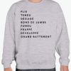 Ballet Barre Warm Up smooth Sweatshirt