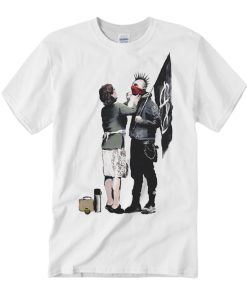 Banksy Punk Mum Anarchy Art smooth T Shirt