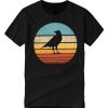 Crow Sunset graphic T Shirt