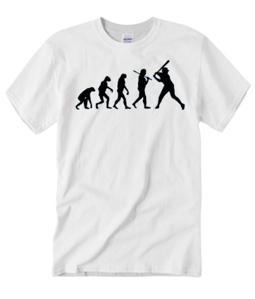 Evolution of Man Baseball smooth T Shirt