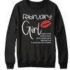 February Girl smooth Sweatshirt