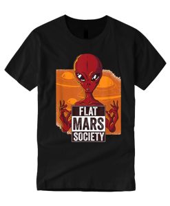 Flat Mars Society - Flat Earther graphic T Shirt