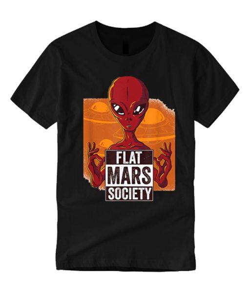 Flat Mars Society - Flat Earther graphic T Shirt