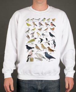 Garden Birds graphic Sweatshirt