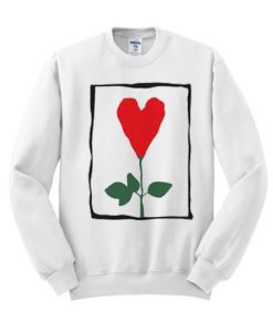 Heart flower friends smooth Sweatshirt