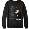 I Am Your Friend Your Partner Your Tuxedo Cat smooth Sweatshirt