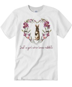 Just a girl who loves Rabbits smooth T Shirt