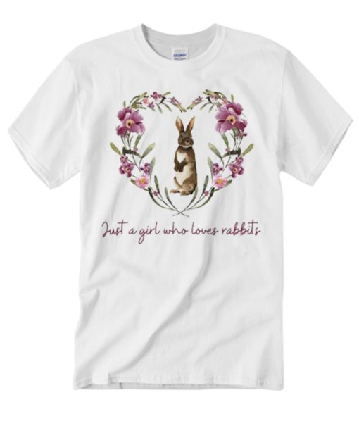 Just a girl who loves Rabbits smooth T Shirt