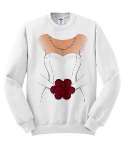 Ladies wedding dress smooth Sweatshirt