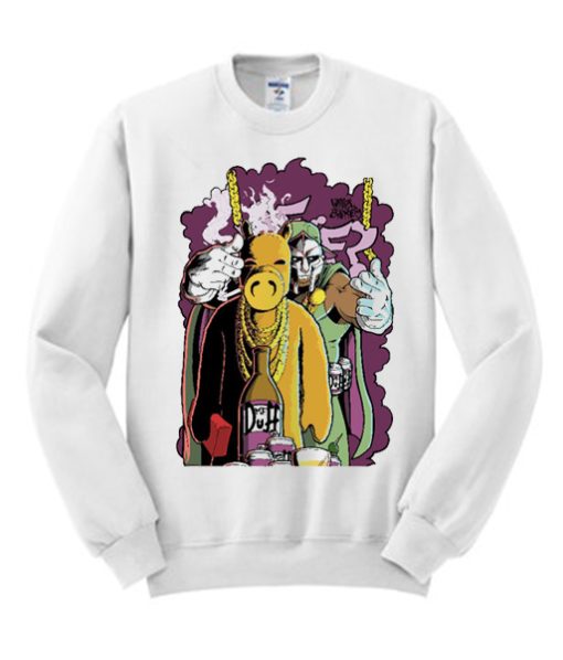 Lord Quas and DOOM rendition graphic Sweatshirt