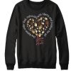 Love Over Hate smooth Sweatshirt