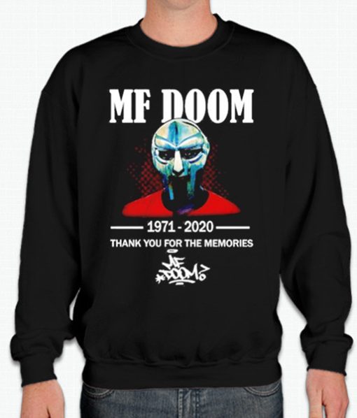 MF Doom - thank you for the memories graphic Sweatshirt